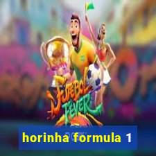 horinha formula 1